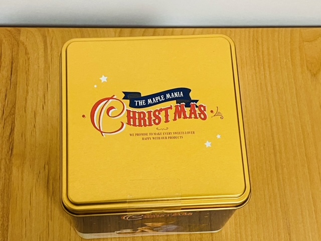 メープルマニアのクリスマス缶フタ